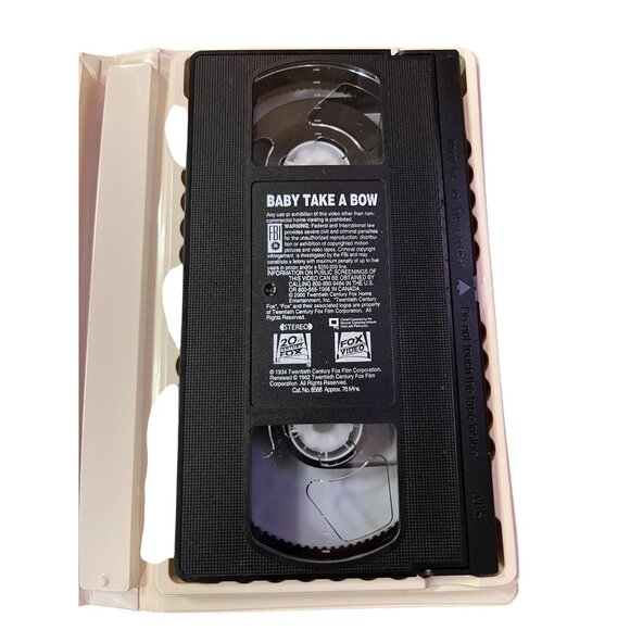 Shirley Temple Family Favorites VHS Set 3 Curly Top Heidi Baby Take a Bow Used - Picture 12 of 16